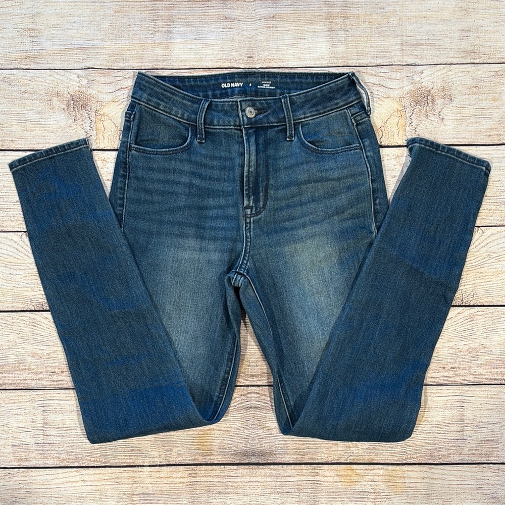 Old Navy Women's Dark Blue Skinny Jeans